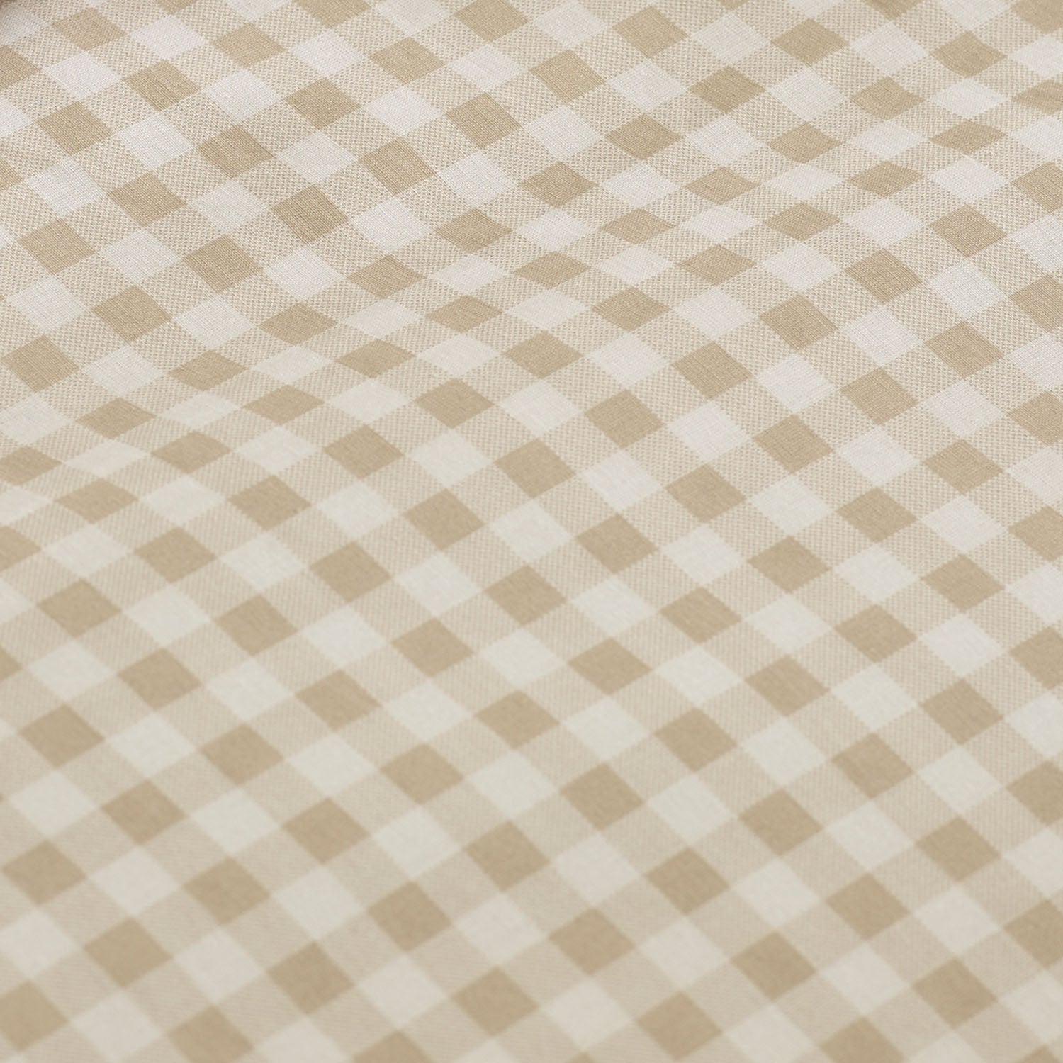 Catherine Lansfield Bamford Natural Gingham Check Fitted Sheet