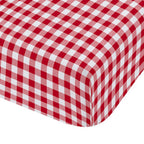 Catherine Lansfield Bamford Red Gingham Check Fitted Sheet