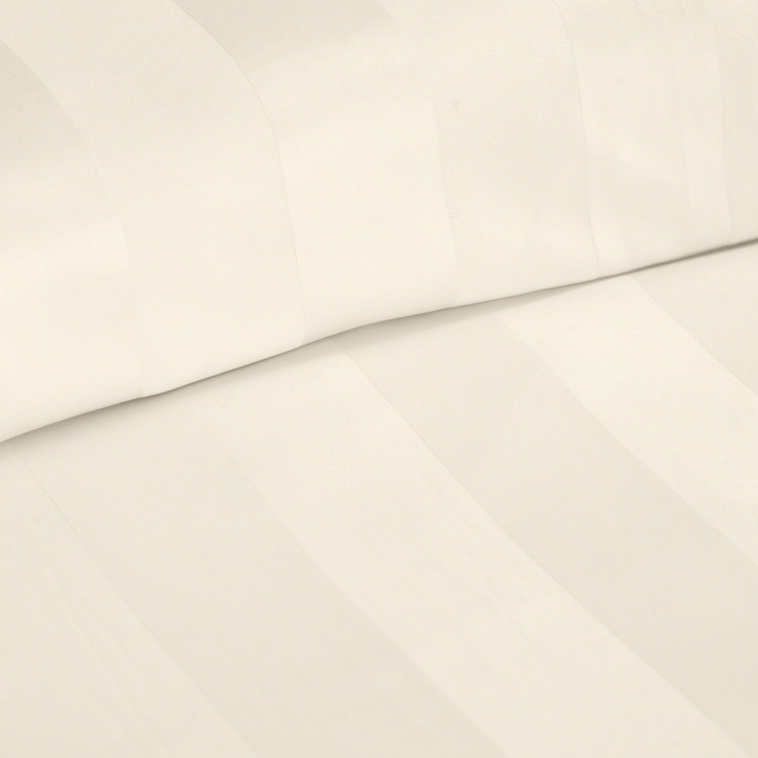 Catherine Lansfield So Soft Cream Satin Stripe Duvet Set