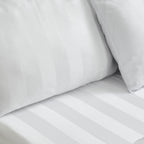 Catherine Lansfield So Soft White Satin Stripe Pillowcase Pack of 4