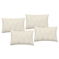 Catherine Lansfield So Soft Cream Satin Stripe Standard Pillowcase Pack of 4
