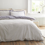Bianca Amelie Blue 200TC Cotton Reversible Duvet Set