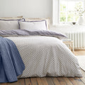 Bianca Amelie Blue 200TC Cotton Reversible Duvet Set