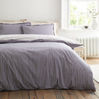 Bianca Amelie Blue 200TC Cotton Reversible Duvet Set