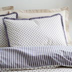 Bianca Amelie Blue 200TC Cotton Reversible Duvet Set