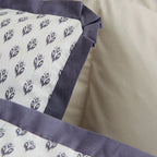Bianca Amelie Blue 200TC Cotton Reversible Duvet Set