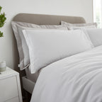 Bianca Seersucker Grey Woven Stripe 180TC Cotton Duvet Set