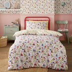 Belle & Boo Garden Friends Reversible Cotton Duvet Set