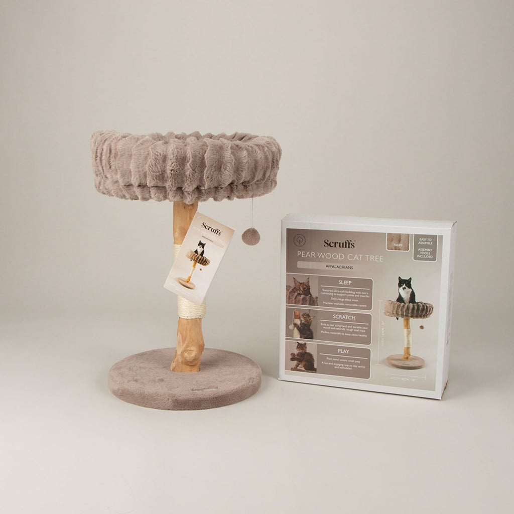 Scruffs Appalachians Taupe Cat Scratching Tree