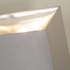 Sleek Geo Chrome Mirror-Finish Table Lamp