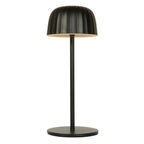 Black Pearl Sleek Rechargeable Portable Outdoor Table Lamp