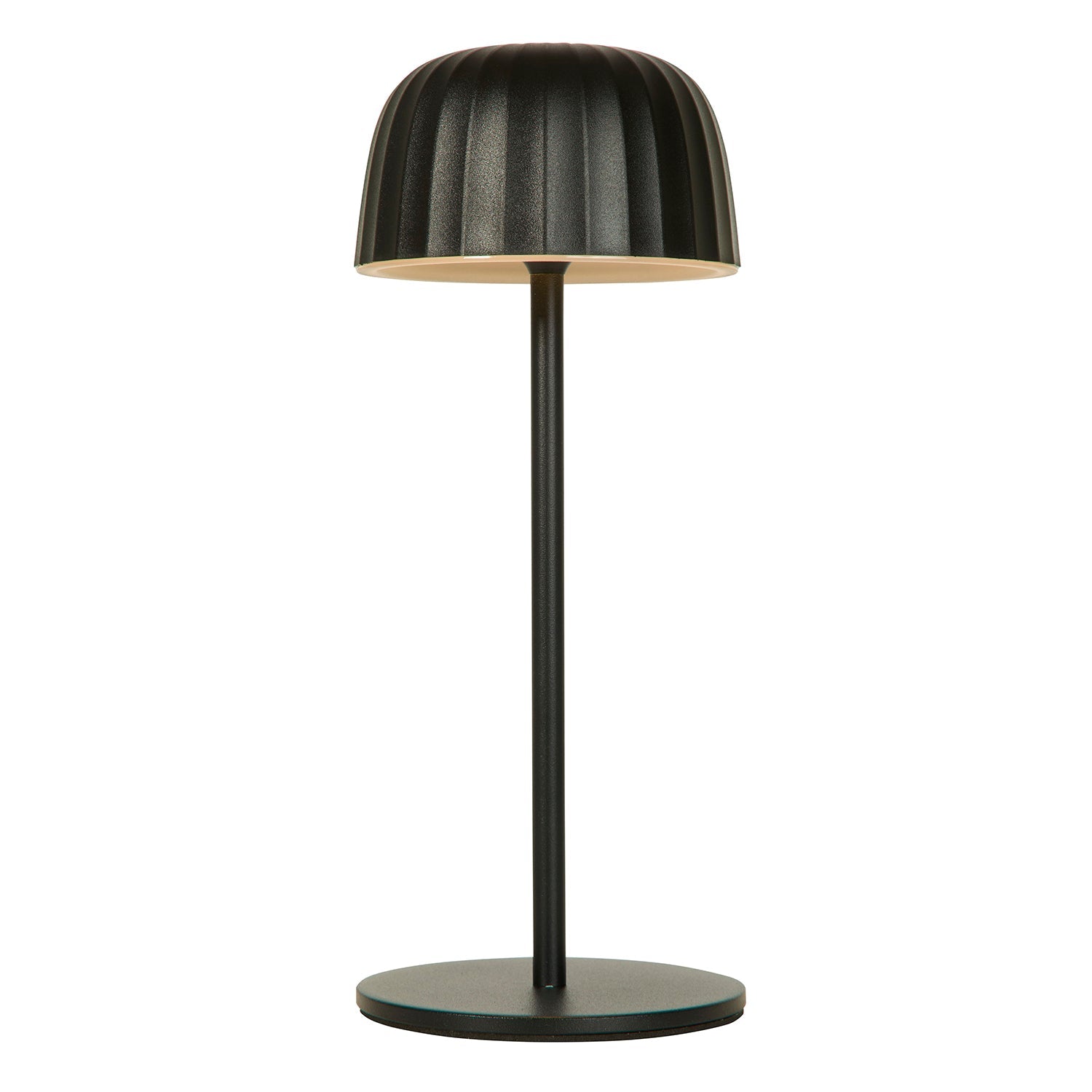 Black Pearl Sleek Rechargeable Portable Outdoor Table Lamp