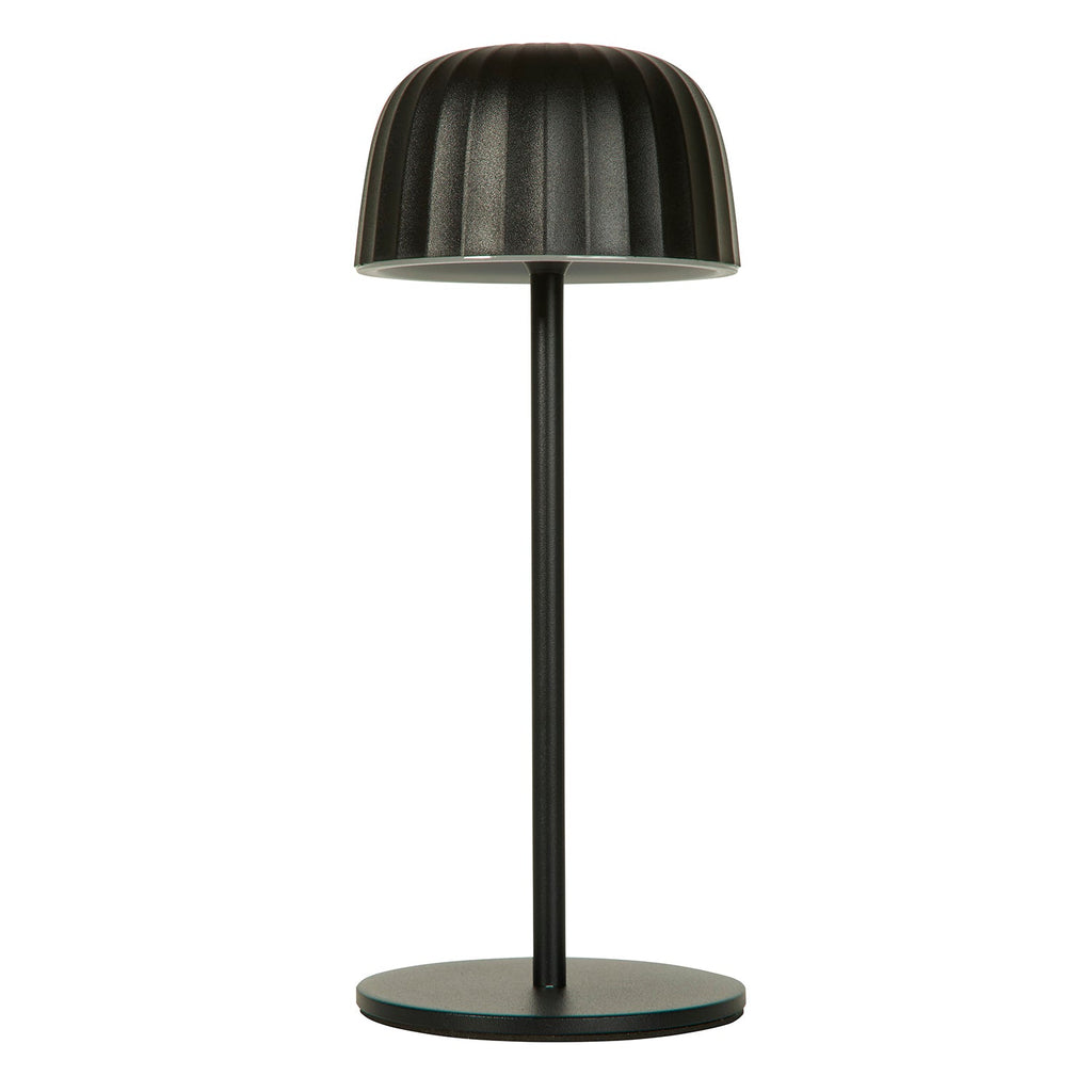 Black Pearl Sleek Rechargeable Portable Outdoor Table Lamp
