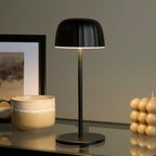 Black Pearl Sleek Rechargeable Portable Outdoor Table Lamp