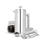 French Press Cafetiere Steel Coffee Maker 350ml | M&W