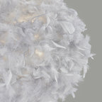 Grey Feather Pendant Shade