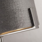 Texture Grey Velvet Table Lamp