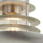 Galvanised Outdoor Lantern Wall Light