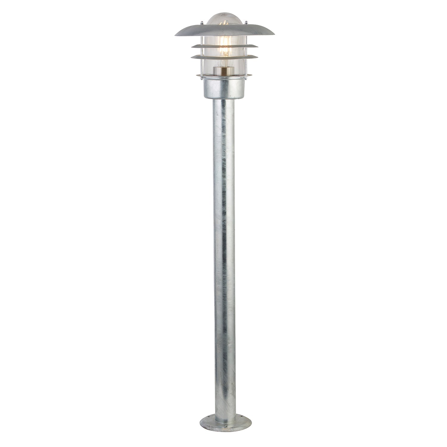 Galvanised Outdoor Lantern Post
