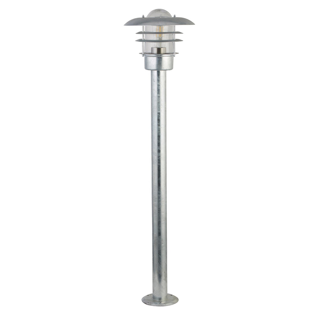 Galvanised Outdoor Lantern Post