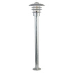 Galvanised Outdoor Lantern Post