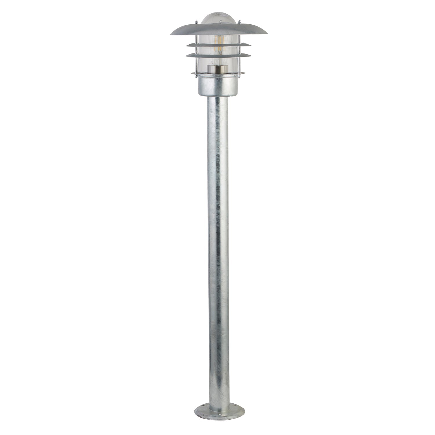 Galvanised Outdoor Lantern Post