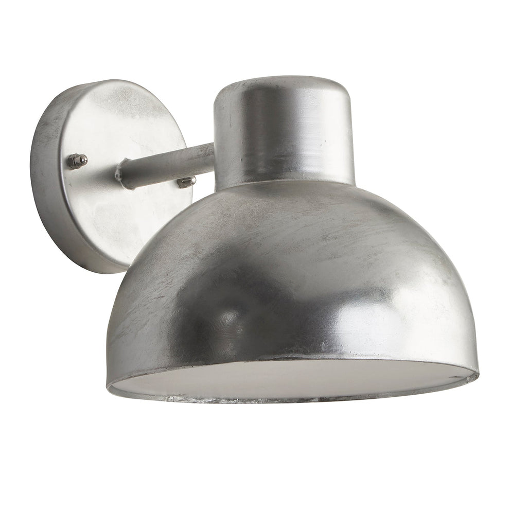 Galvanised Outdoor E27 LED Wall Light
