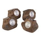 Solar Rock LED Lights - Set of 4