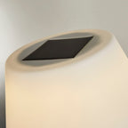 Silver Solar Pole Outdoor Table Lamp