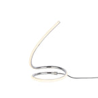 Contemporary Chrome LED Table Light