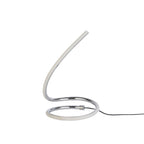 Contemporary Chrome LED Table Light