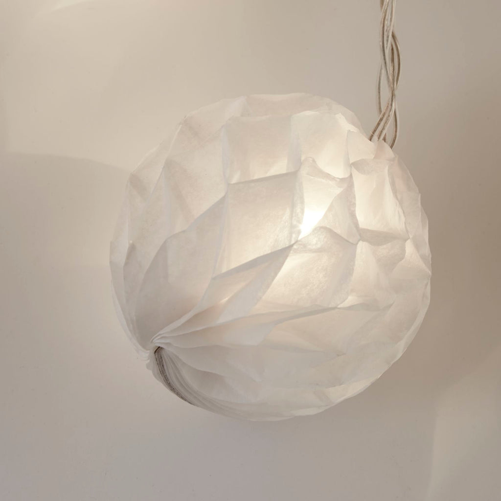White Paper Shade String Lights