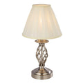 Satin Silver Touch Table Lamp