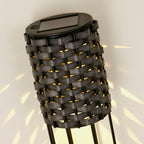 Rattan Solar Stake Light - Set Of 2