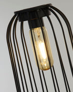 Large Rattan Outdoor Solar Lantern Light