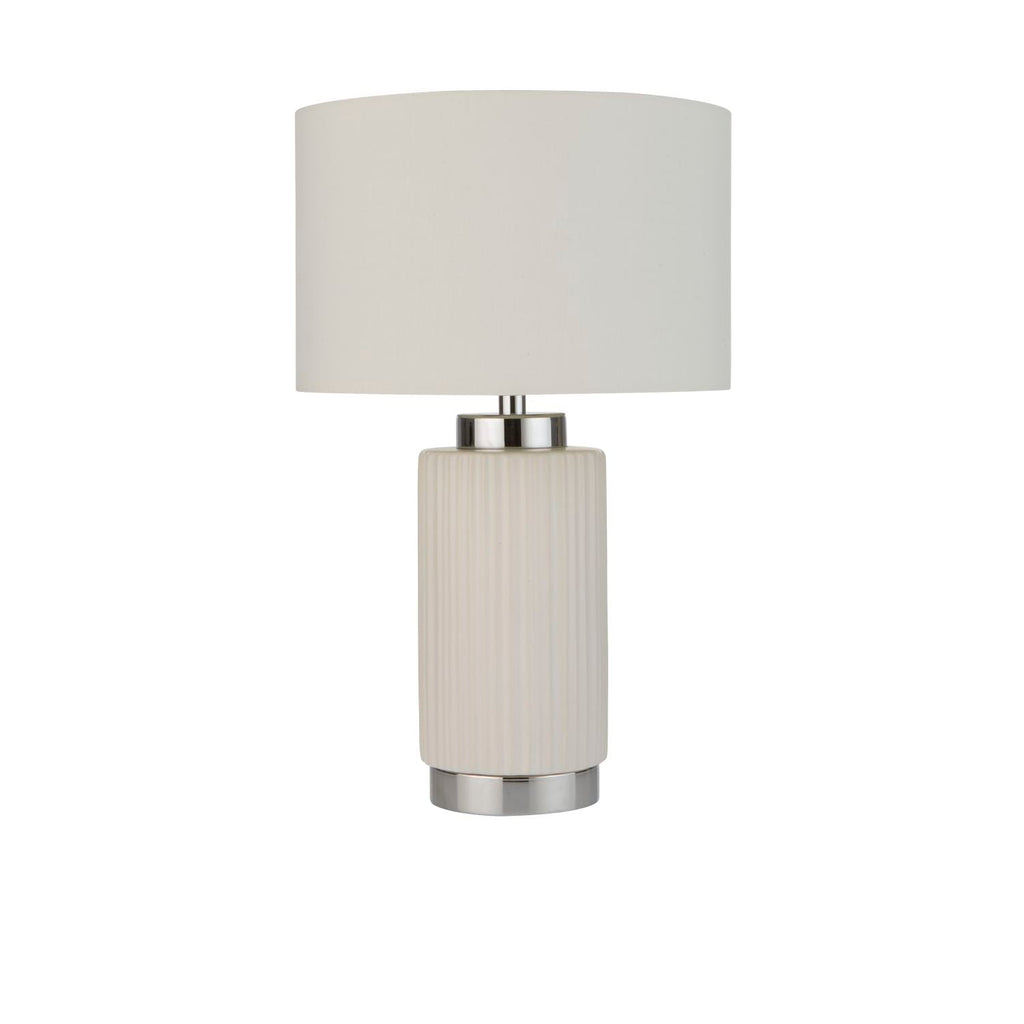 Ceramic & Chrome Table Lamp