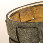 Felt Shade Grey Table Lamp