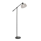 Glass Dome Industrial Floor Lamp