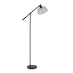 Glass Dome Industrial Floor Lamp