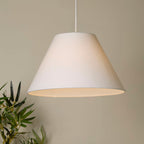 White Coolie Light Shade (28cm)