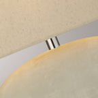 Grey Cement Finish Ceramic Lamp
