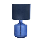 Blue Glass Table Lamp