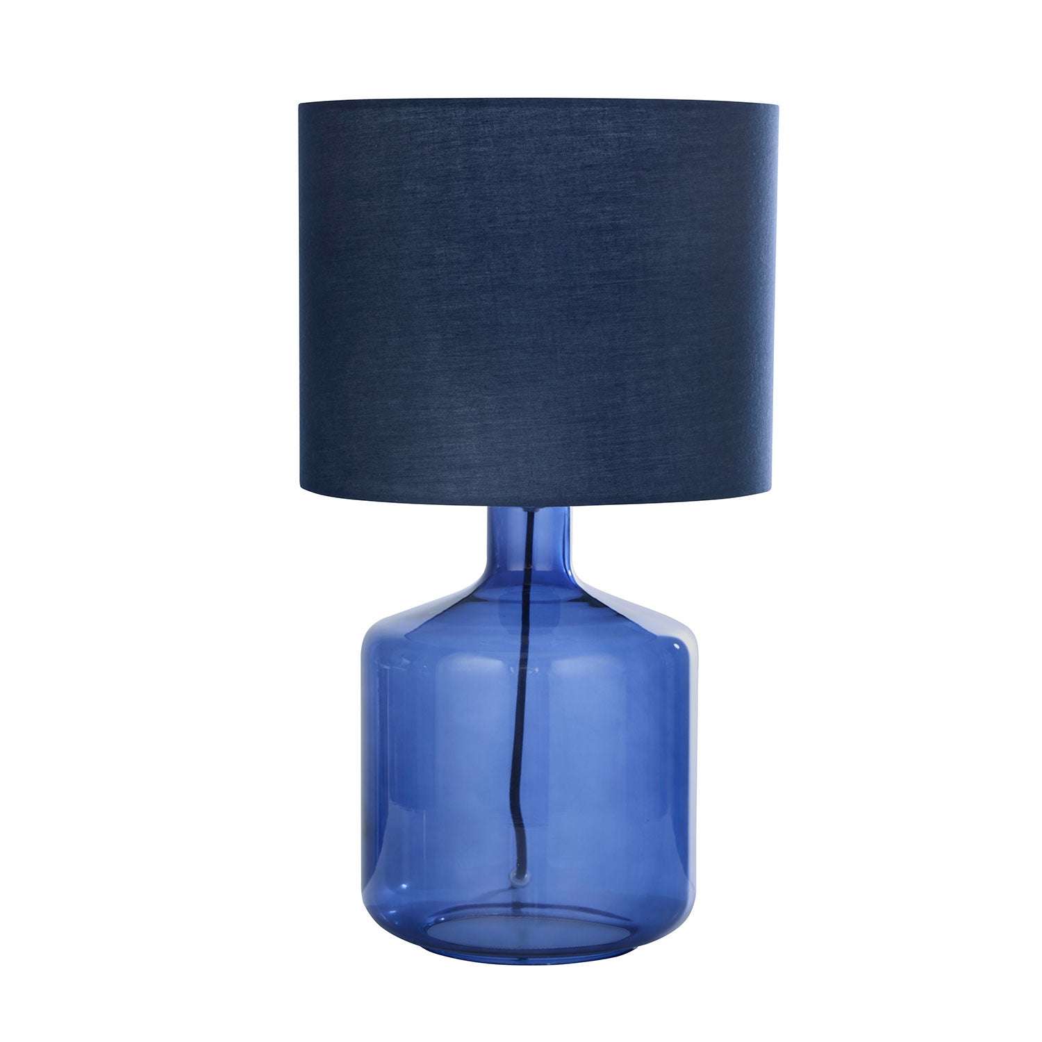 Blue Glass Table Lamp