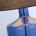 Blue Glass Table Lamp