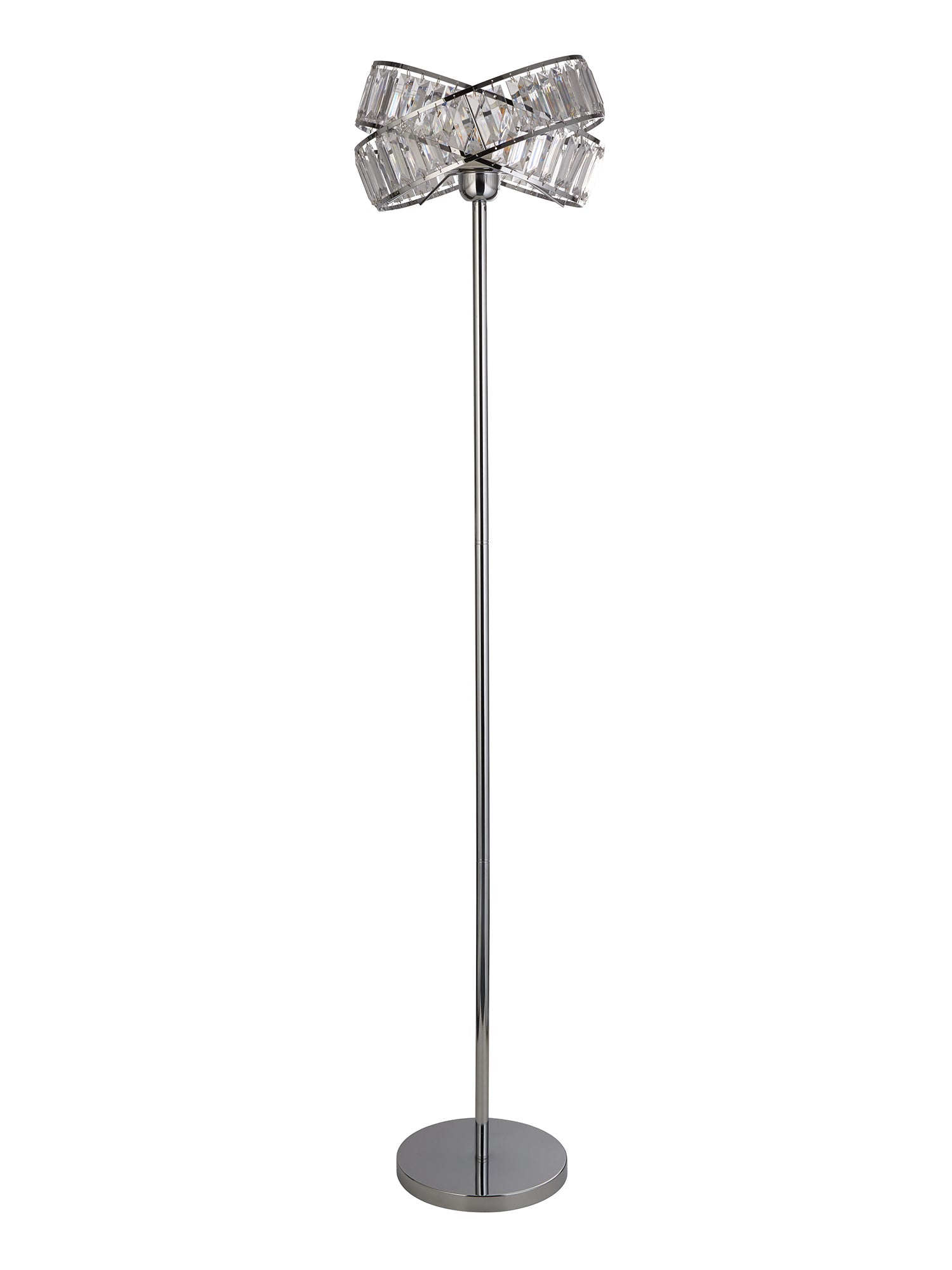 Vienna Acrylic Band Shade Floor Lamp