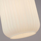 Flute Frosted Ribbed Acrylic Easy Fit Light Shade