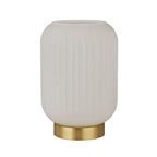 Flute Frosted Ribbed Acrylic Shade Table Lamp