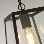 Harbour Lantern Black Pendant Light
