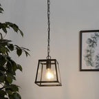 Harbour Lantern Black Pendant Light