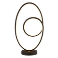 Orbit Glow Black LED Table Lamp